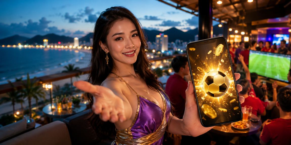 Người chơi nhận thưởng khuyến mãi cá cược trên bãi biển Đà Nẵng